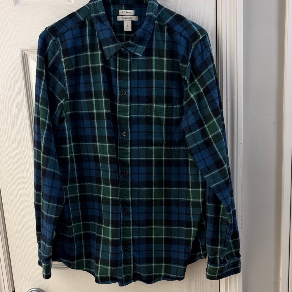 LL Bean Flannel Shirt Tall